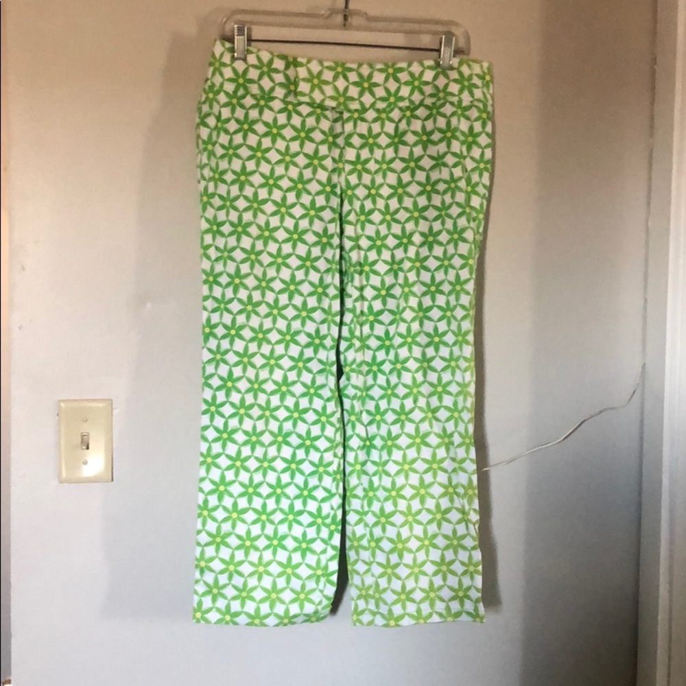 Lilly Pulitzer Bailey Capri pants, sz 10, GUC!